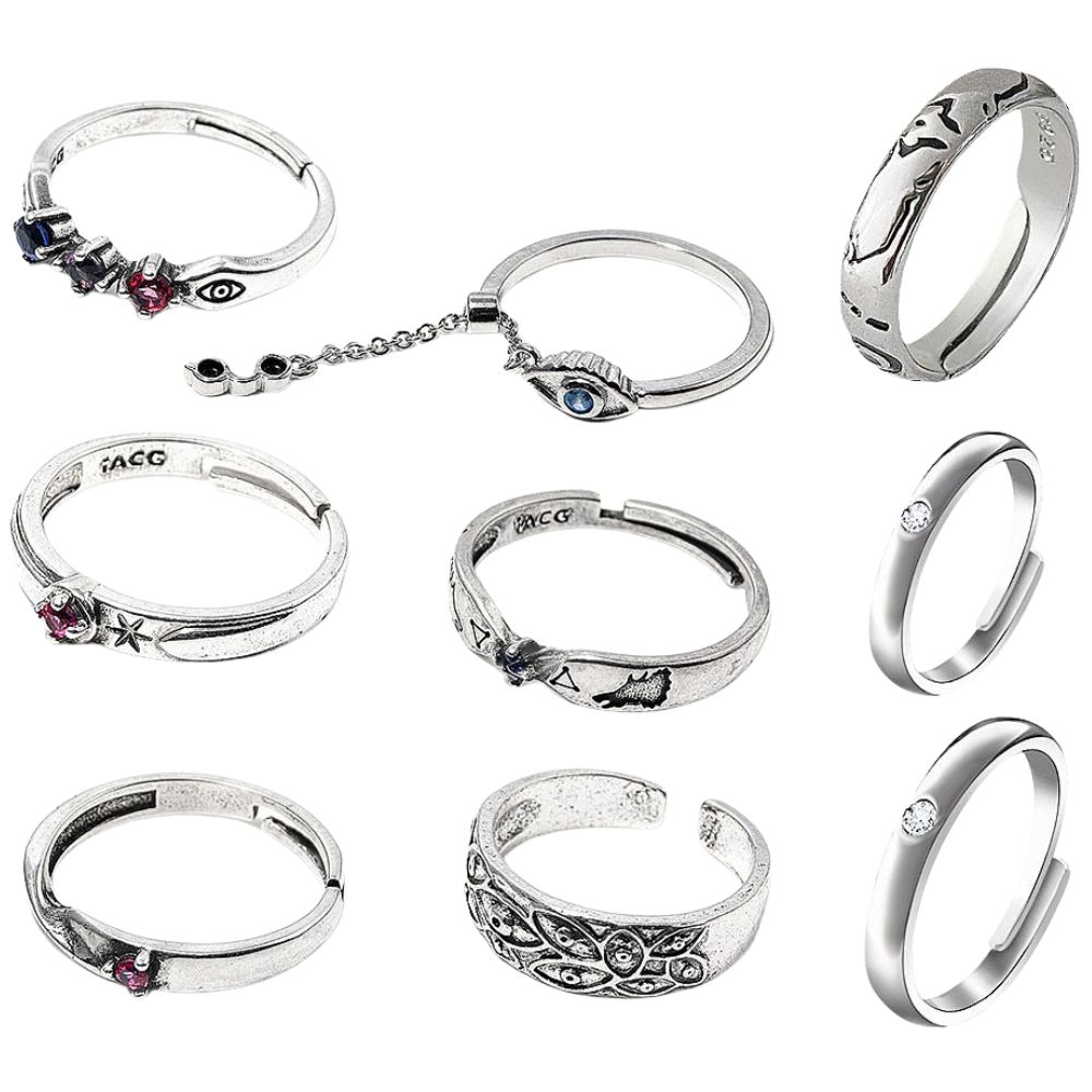 Men Accessories Ring - Anneaux Anime JJK Yuta Okkotsu Cosplay