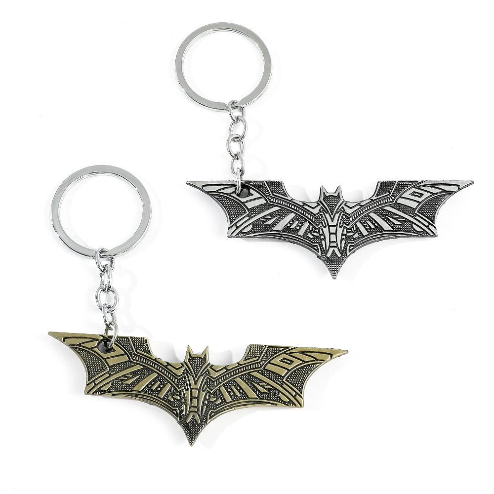 Men Accessories Ring - Porte-clés pendentifs chauves-souris, bijoux de super-héros