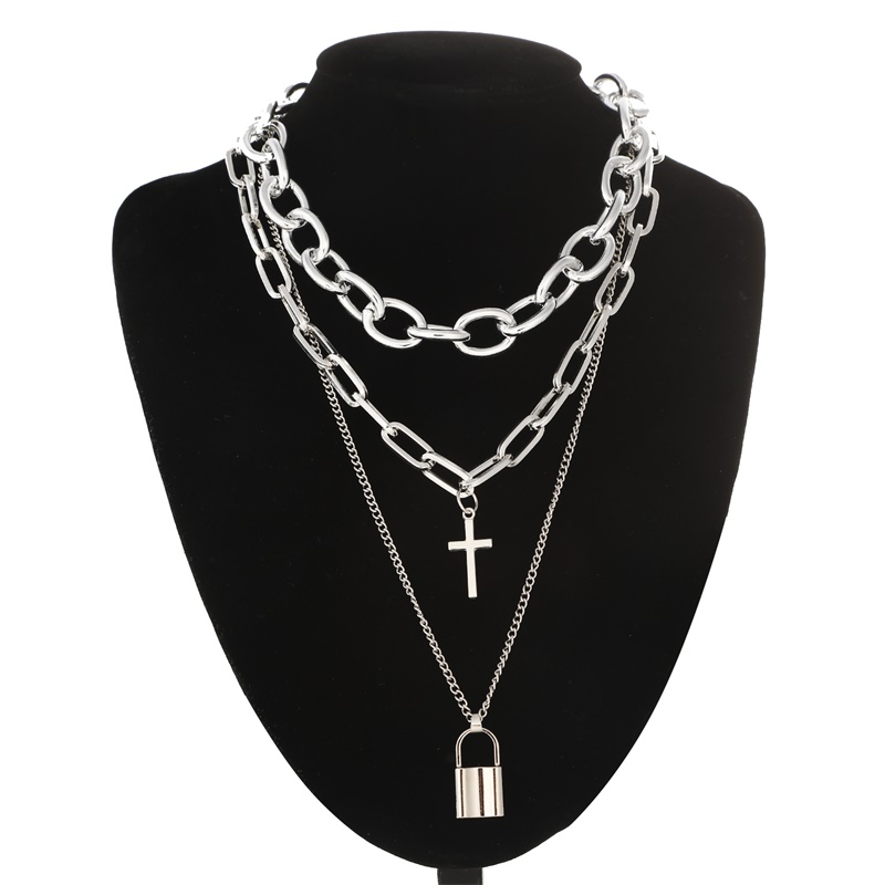 Men Accessories Aesthetic - FNQUFUJ – collier en chaîne punk