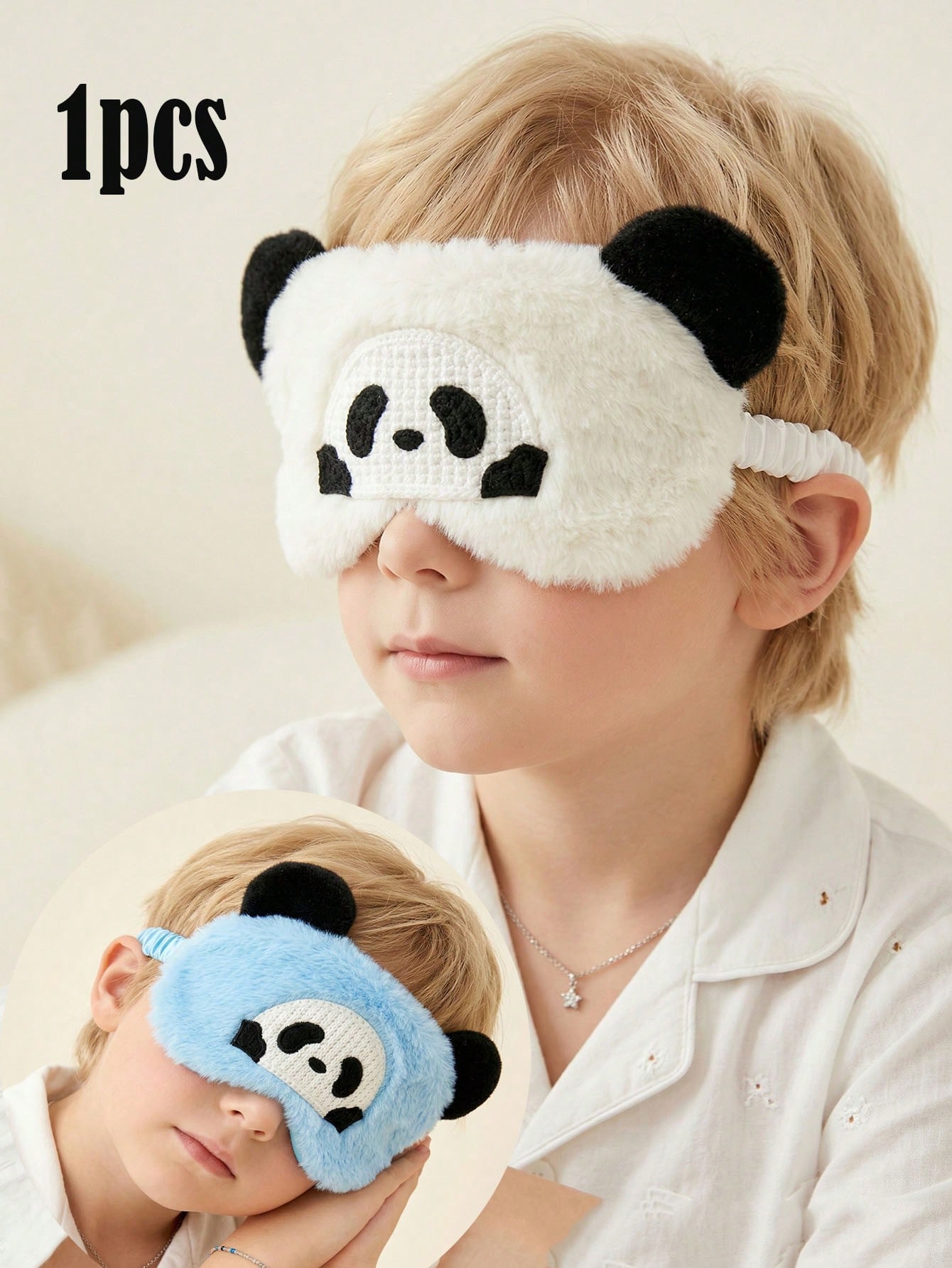 Men Accessories For Travel - Masque de sommeil en peluche Panda