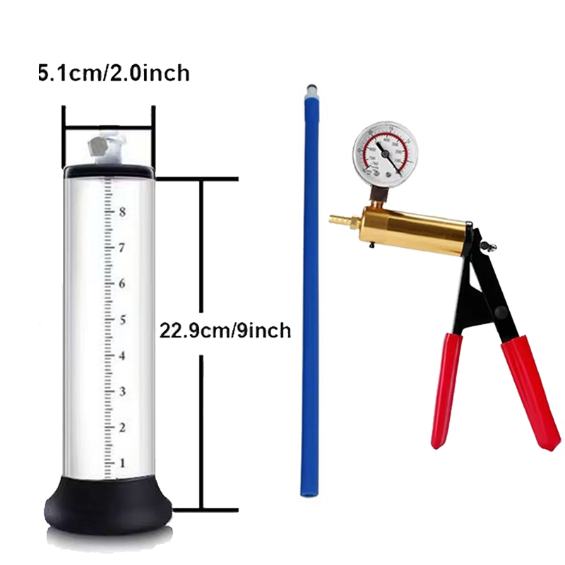 Men Accessories Combo Set - Pompe à vide pour pénis, agrandissement,