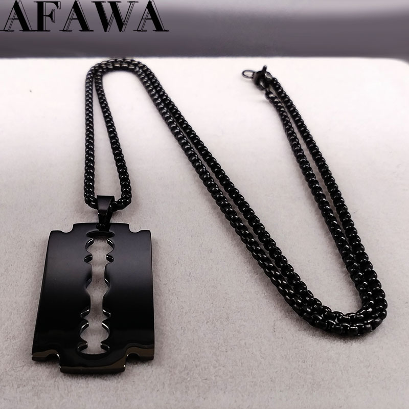 Men Accessories Aesthetic - Colliers gothiques avec pendentif lame de