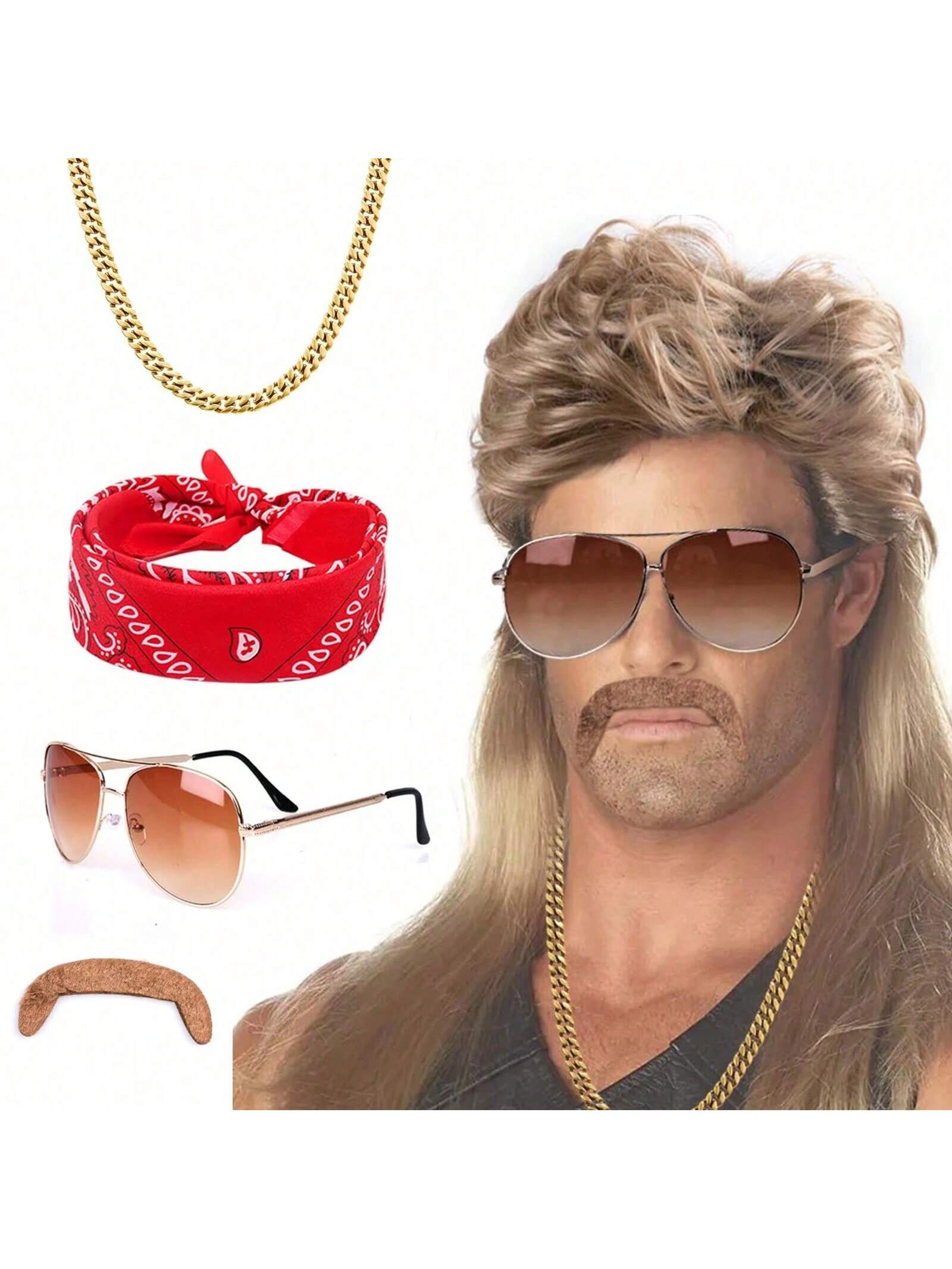 Men'S Accessories In The 90S - Perruque mulet des années 80 et
