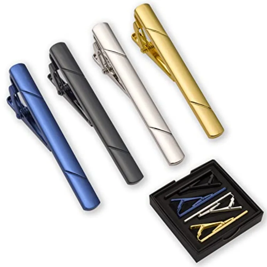 Men Accessories For Suit - Lot de 4 pinces à cravate