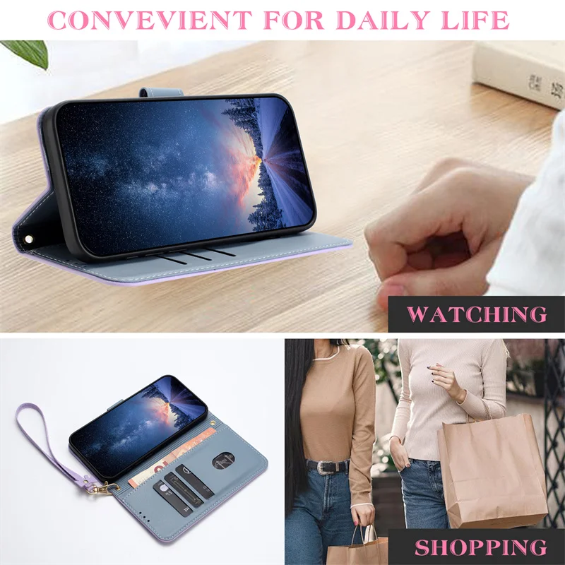Étui de téléphone en cuir à ra - Phone Wallet Combo avis et prix