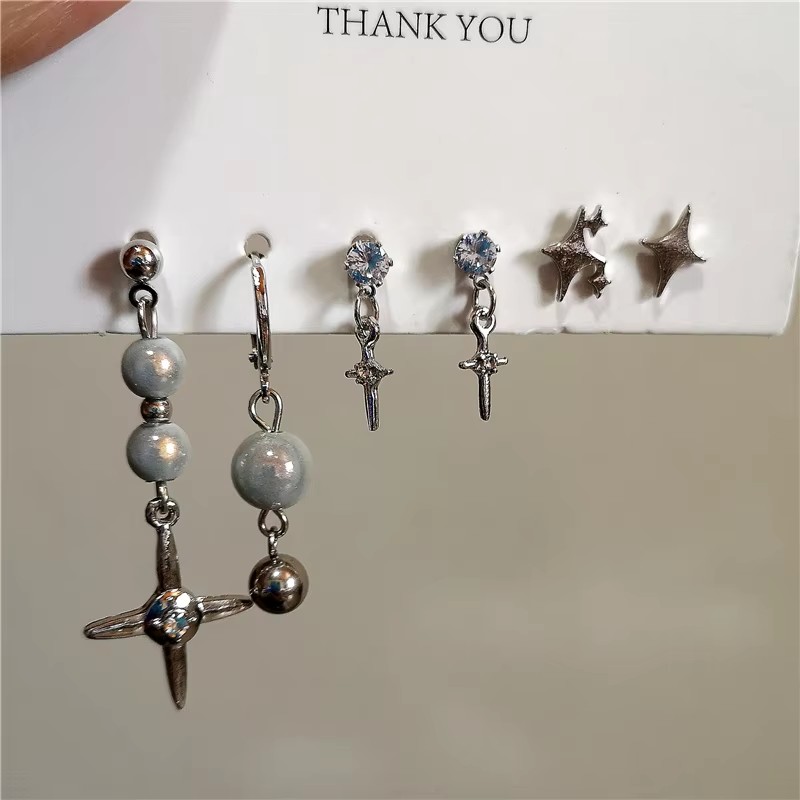 Ensemble de boucles d'oreilles - Men Accessories Aesthetic avis et prix