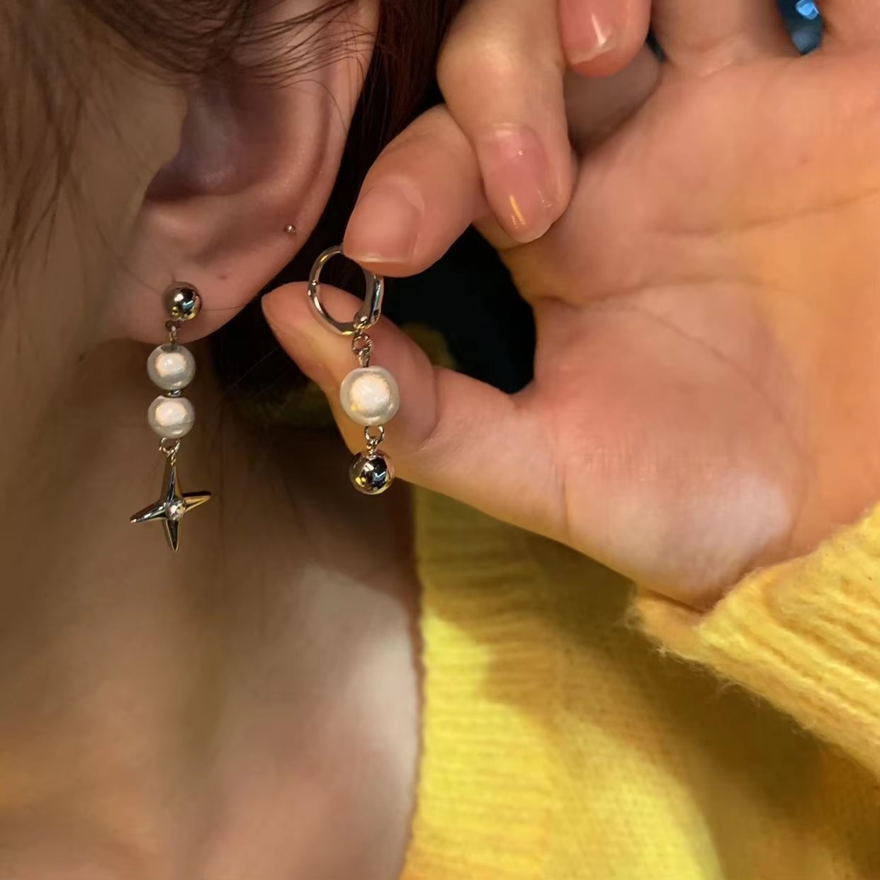 Ensemble de boucles d'oreilles - Men Accessories Aesthetic avis et prix