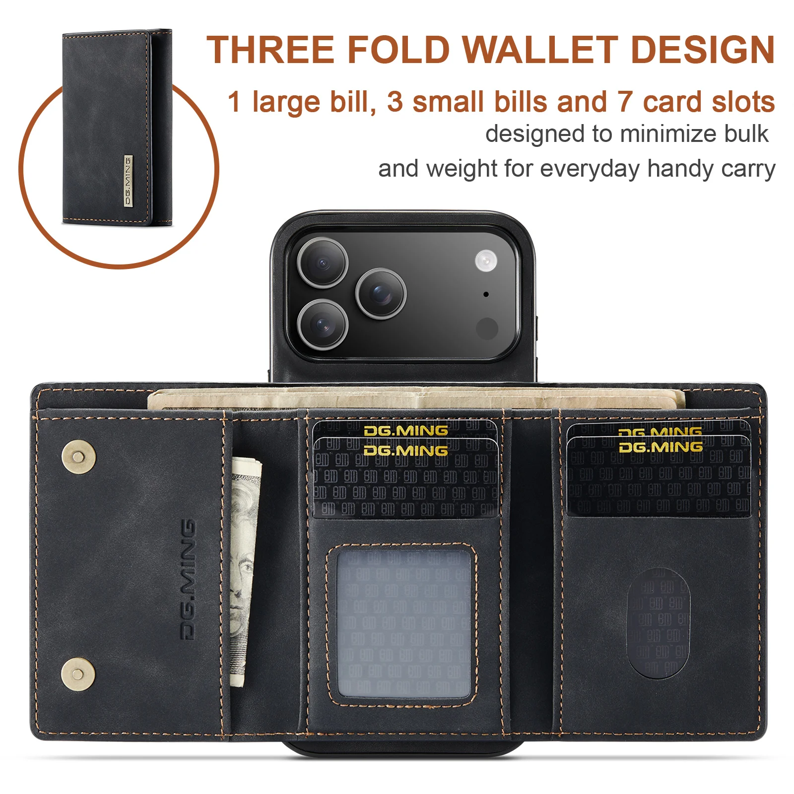 Pour nouvel IPhone 17 Pro Max  - Phone Wallet Combo avis et prix