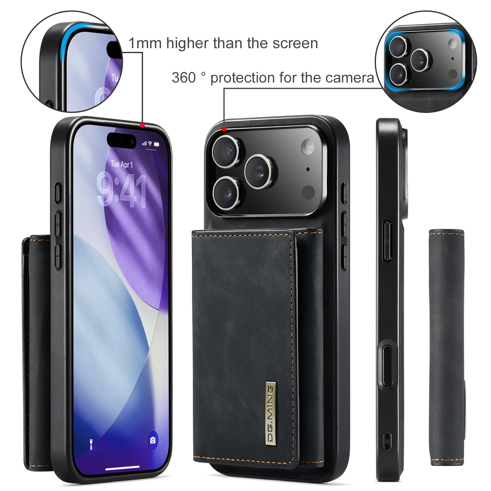 Pour nouvel IPhone 17 Pro Max  - Phone Wallet Combo avis et prix