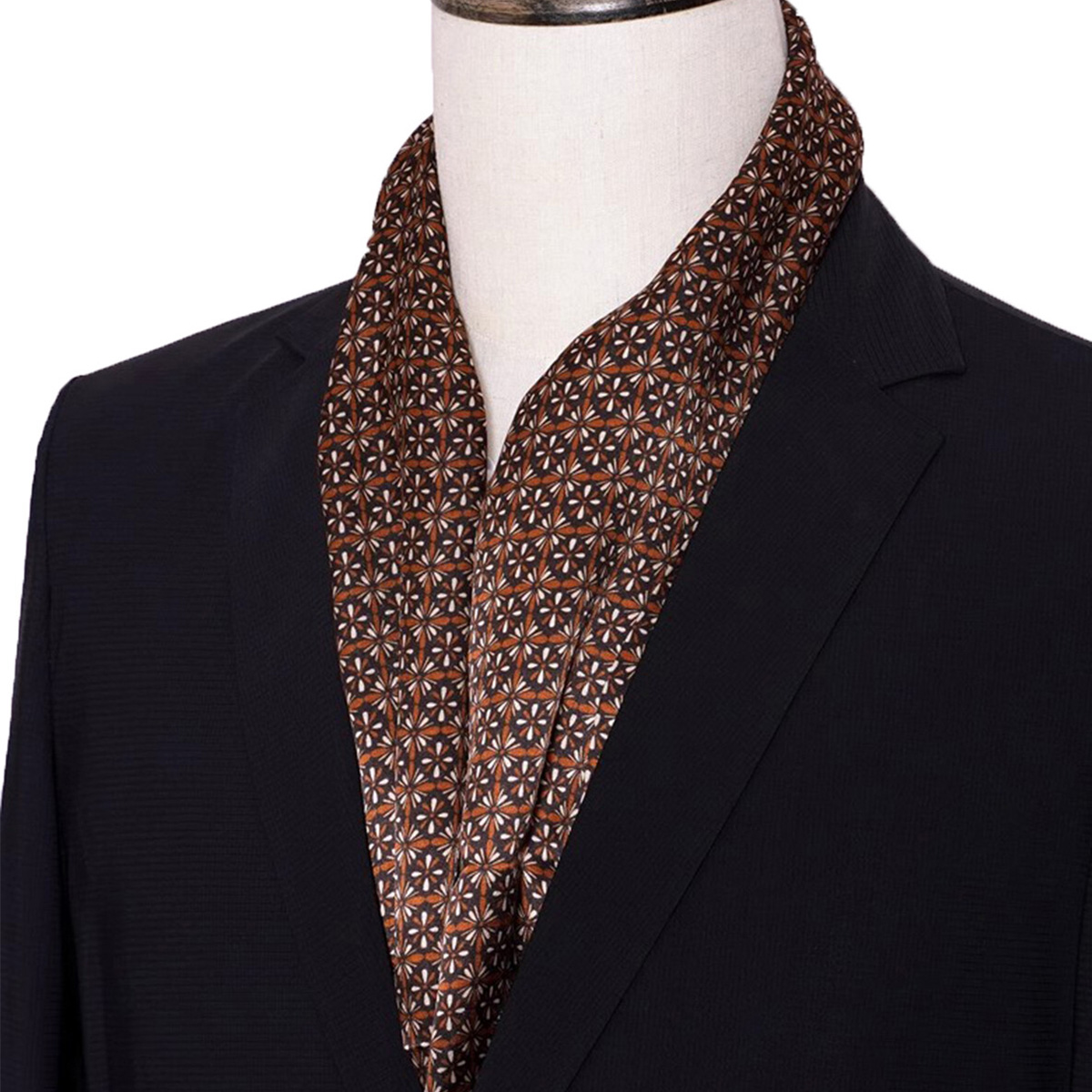 Nouveau foulard en soie à rayu - Men Accessories For Travel avis et prix