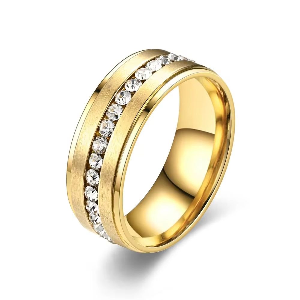 Bagues en diamant en acier ino - Men'S Accessories Gift Ideas avis et prix