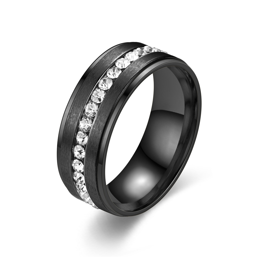 Bagues en diamant en acier ino - Men'S Accessories Gift Ideas avis et prix