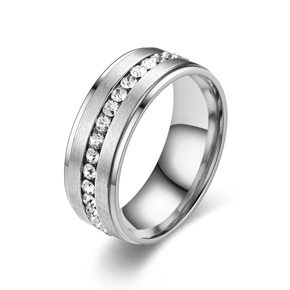 Bagues en diamant en acier ino - Men'S Accessories Gift Ideas avis et prix