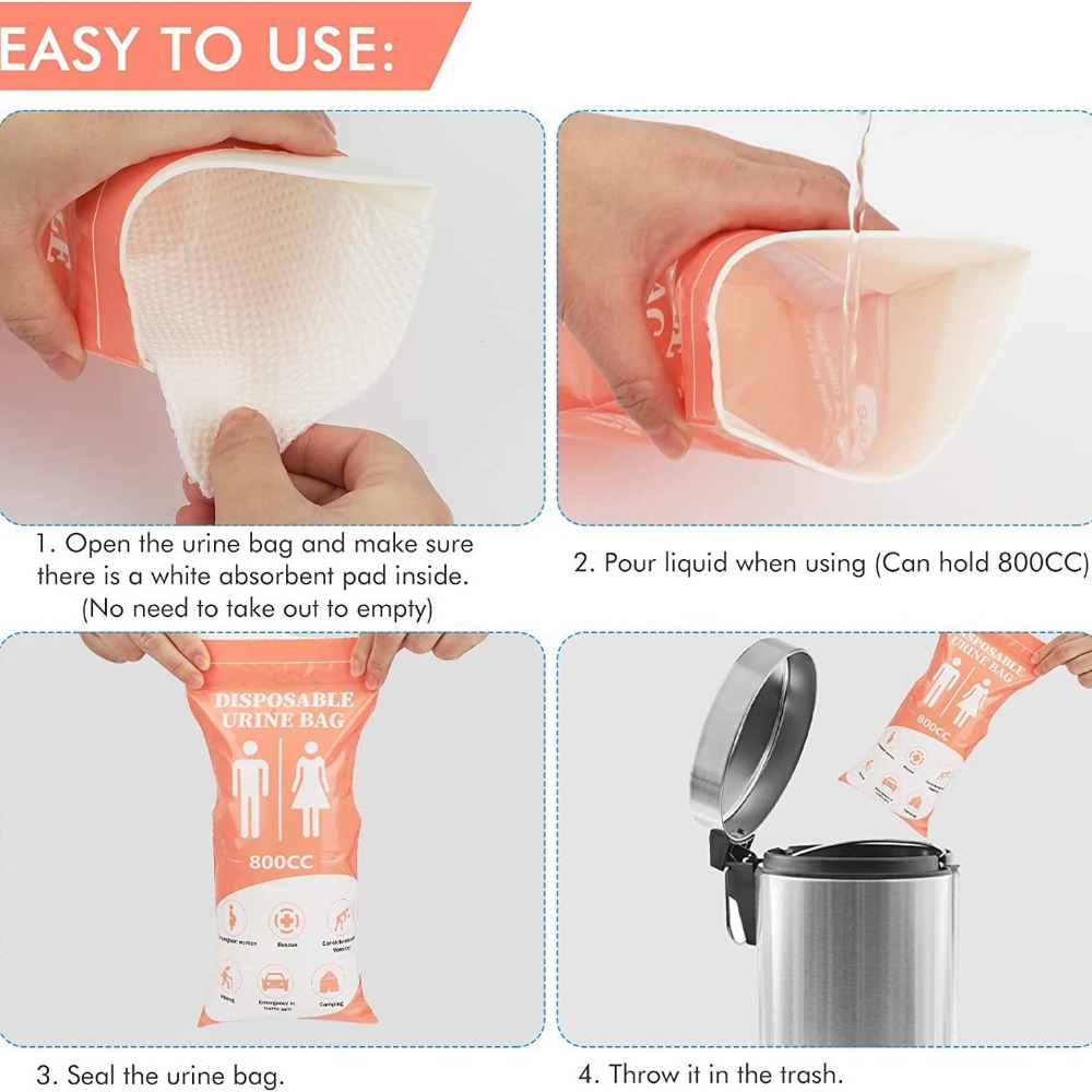 12 sacs à urine d'urgence neuf - Men Accessories For Travel avis et prix