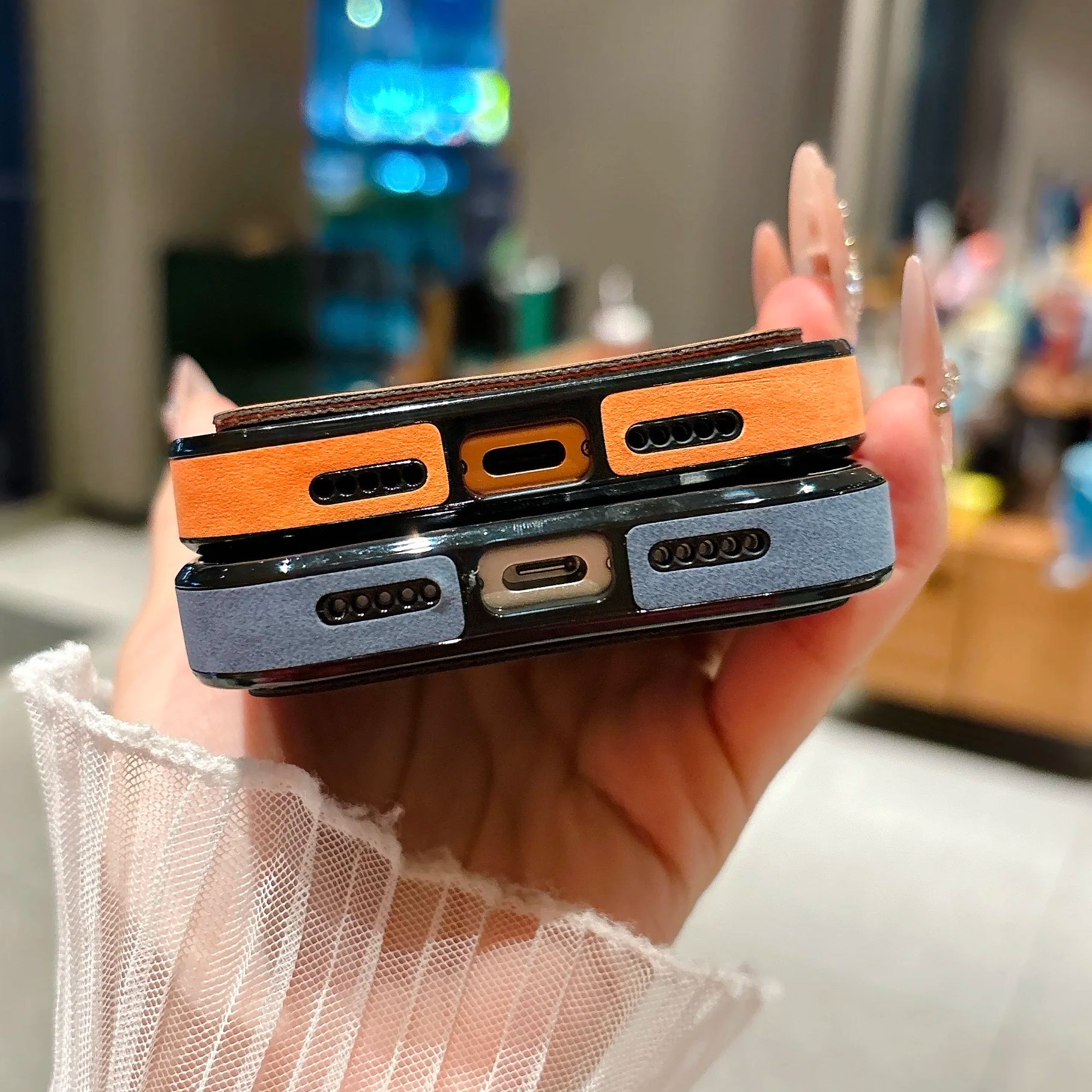 Étui portefeuille en cuir suéd - Phone Wallet Combo avis et prix