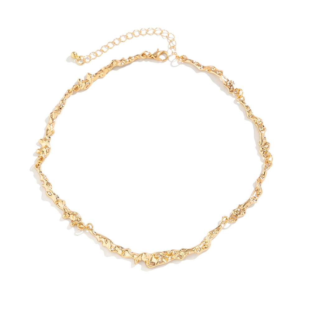 Collier chaîne en os irrégulie - Men Accessories Aesthetic avis et prix