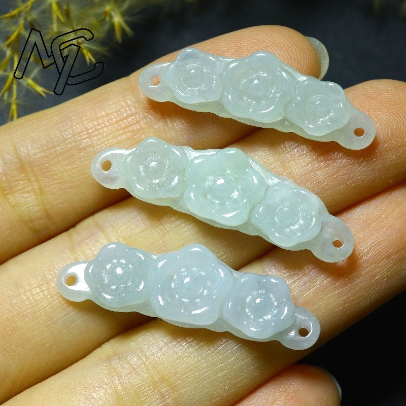 1 pièce Fleur en jadéite émera - Men Accessories For Gift avis et prix