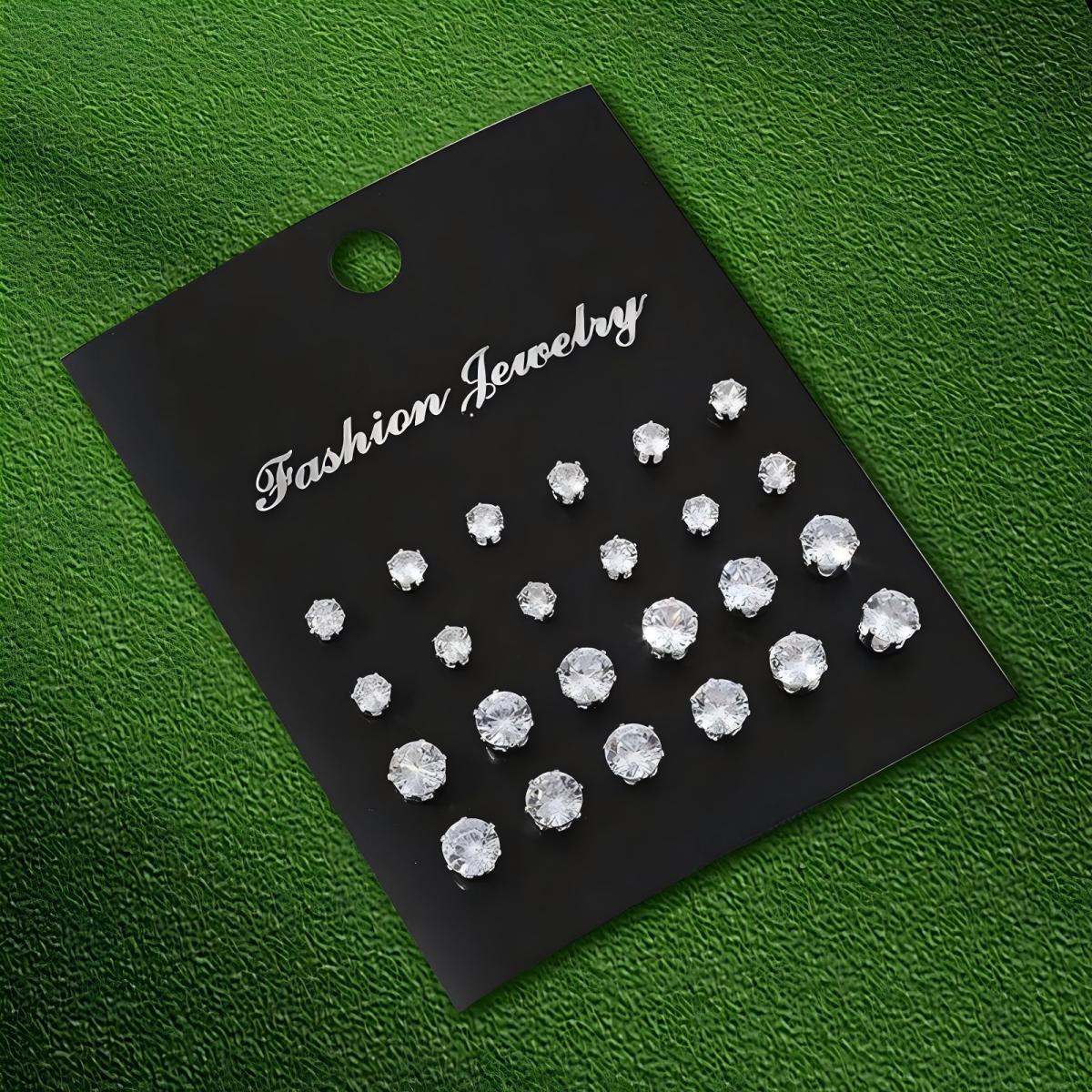 12 paires de boucles d'oreille - Men Accessories Combo Set avis et prix