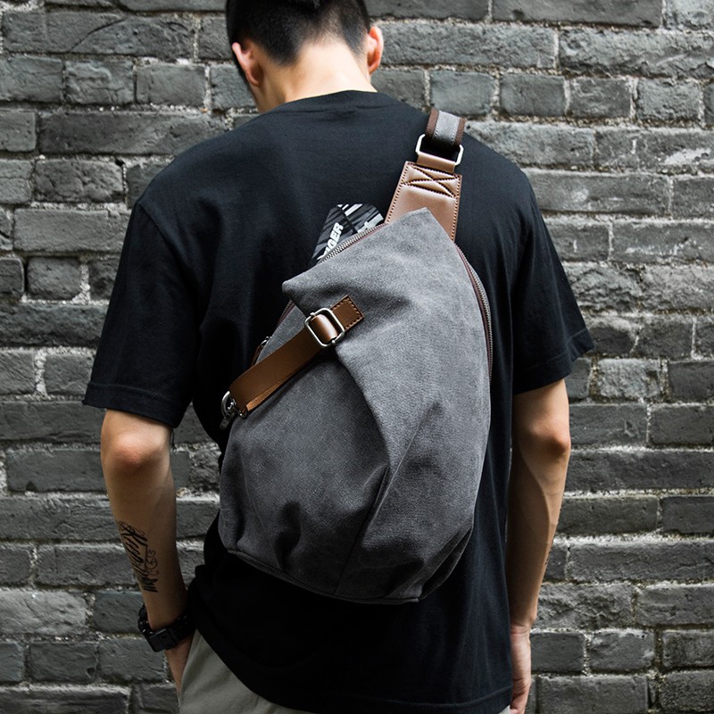 Sac à bandoulière en toile rét - Men Accessories For Travel avis et prix