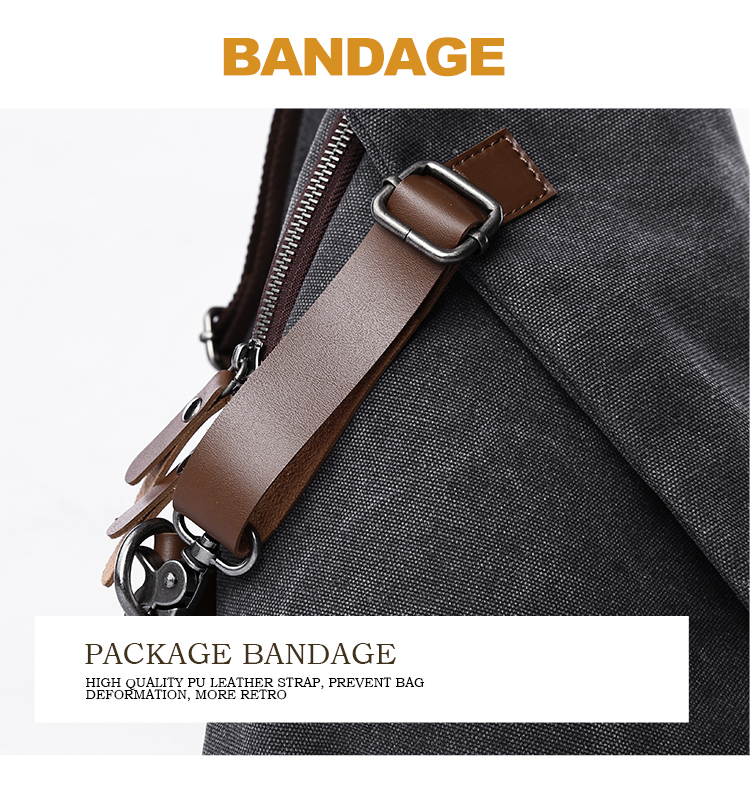 Sac à bandoulière en toile rét - Men Accessories For Travel avis et prix