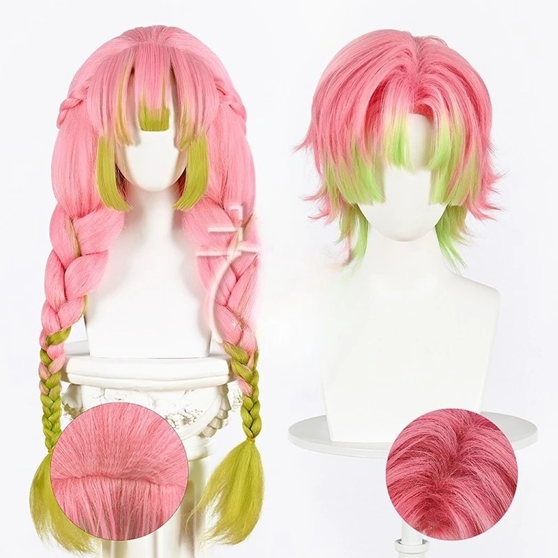 Kanroji Mitsuri Cosplay perruq - Men Accessories For Suit avis et prix