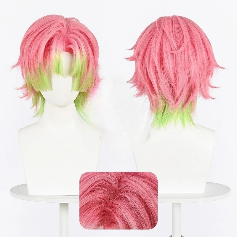 Kanroji Mitsuri Cosplay perruq - Men Accessories For Suit avis et prix