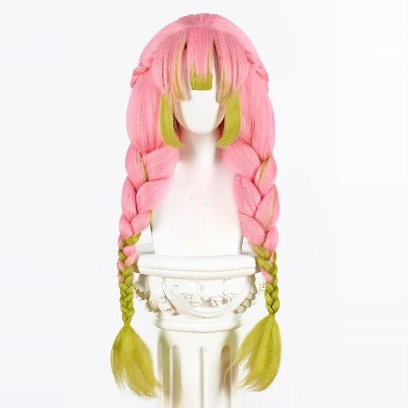 Kanroji Mitsuri Cosplay perruq - Men Accessories For Suit avis et prix