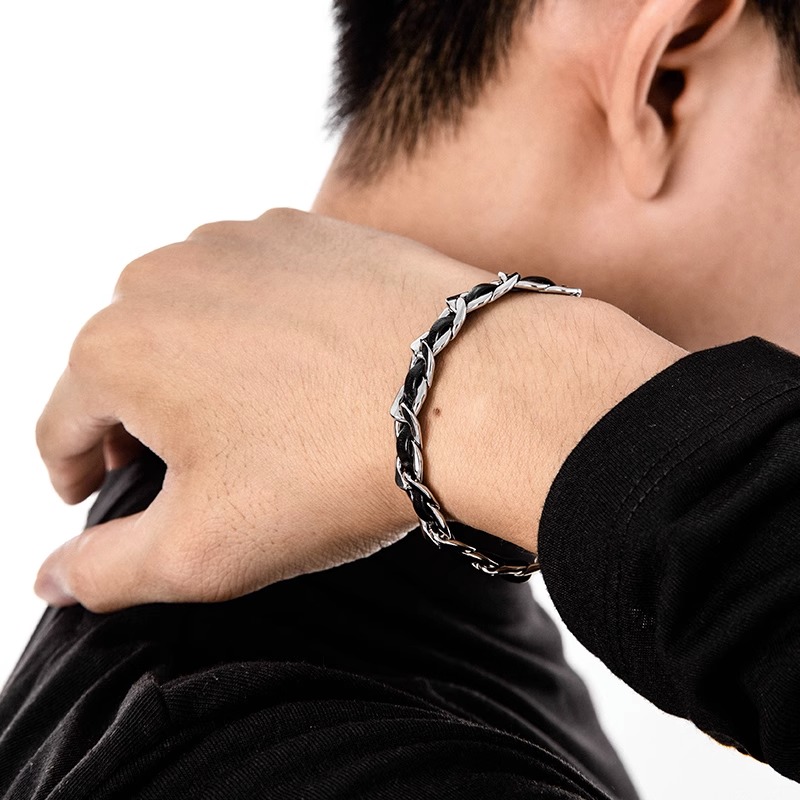 Bracelet tendance en acier tit - Men'S Accessories High End avis et prix
