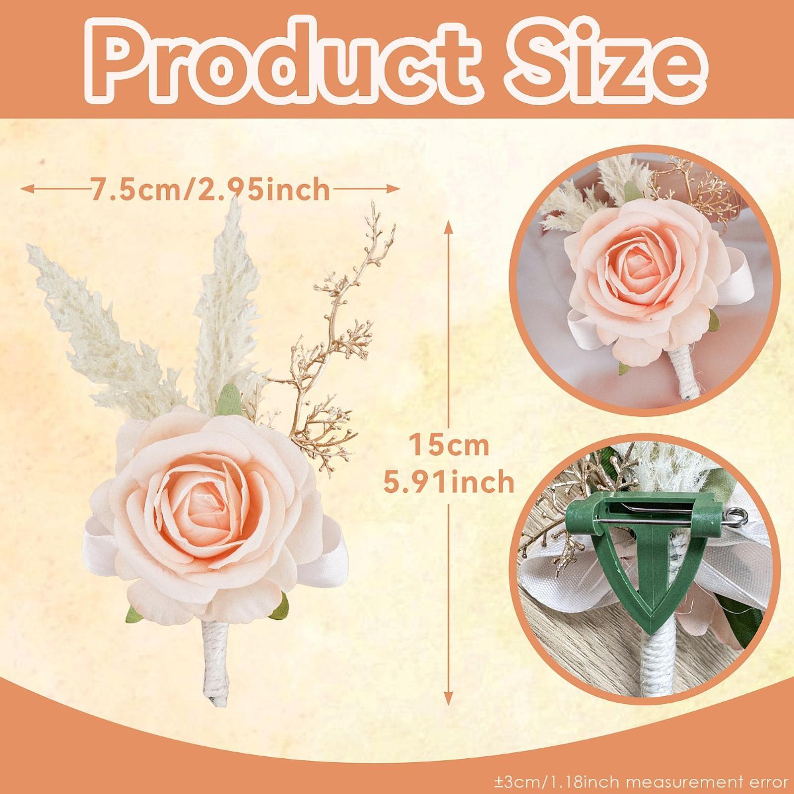 Boutonnière élégante en rose a - Men Accessories Elegant avis et prix