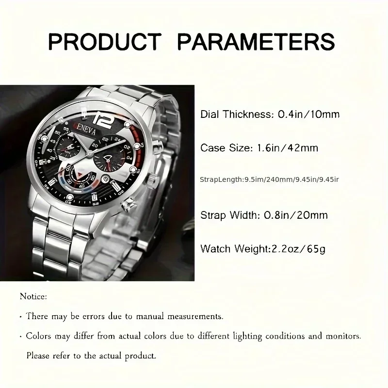 Ensemble de 2 montres à quartz - Men Accessories Elegant avis et prix