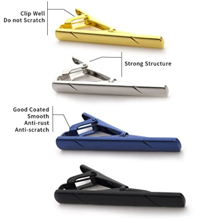 Lot de 4 pinces à cravate pour - Men Accessories For Suit avis et prix