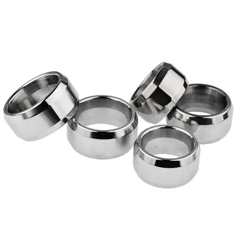 Lot de 10 bagues en acier inox - Men Accessories Combo Set avis et prix