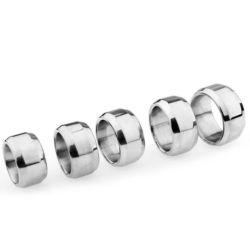 Lot de 10 bagues en acier inox - Men Accessories Combo Set avis et prix